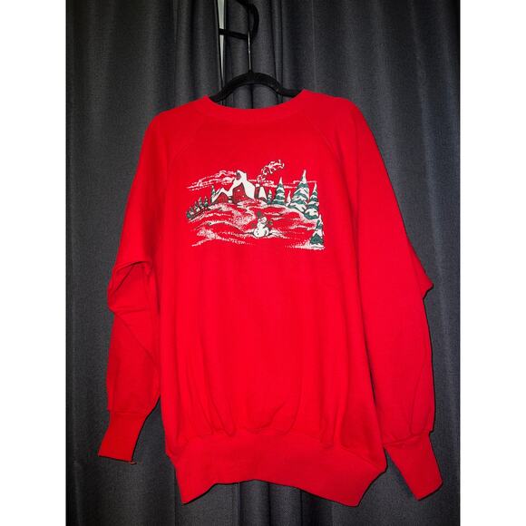 Ugly Christmas Sweater Xmas Sweatshirt Crewneck Size XL Vintage - Picture 1 of 3